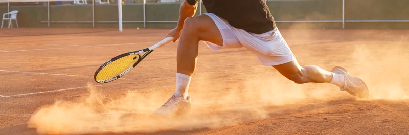 O tênis é considerado um esporte completo para a saúde.